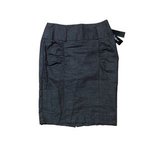 IZ Byer High-Waist Brown Pencil Skirt – Sleek & Chic, Perfect Fit S303